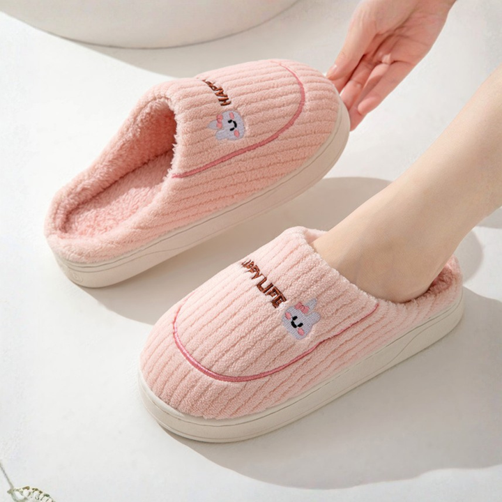 DAMINI™ - Comfy Fluffy Indoor Plush Non-Slip Slippers