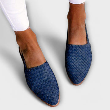 Esselle – Woven Slingback Ballet Flats