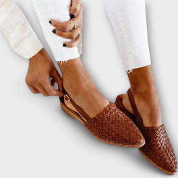 Esselle – Woven Slingback Ballet Flats