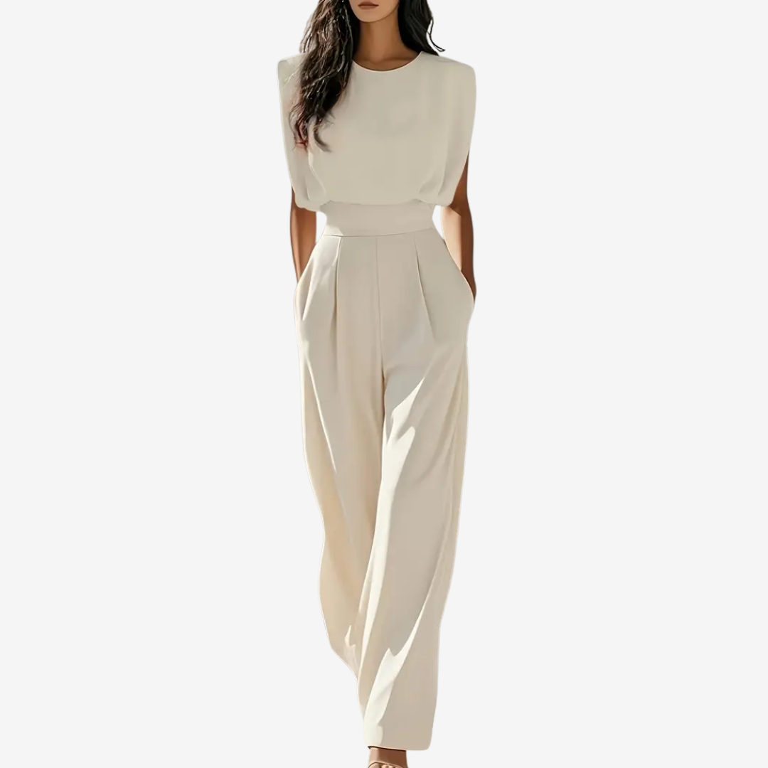Ariia™ | Vancouver Noir Belted Jumpsuit