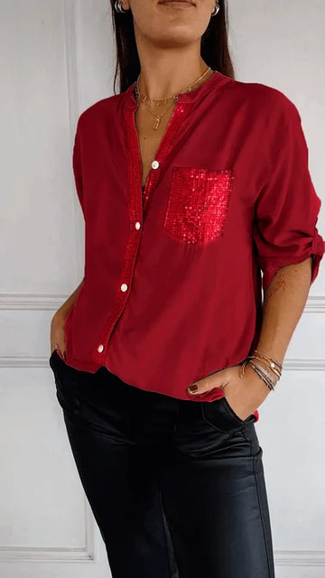 Nava | Elegant Glow Blouse