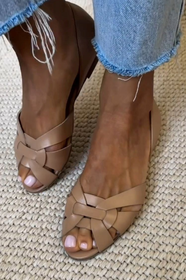 BREEZY | Open-Toe Flat loafers