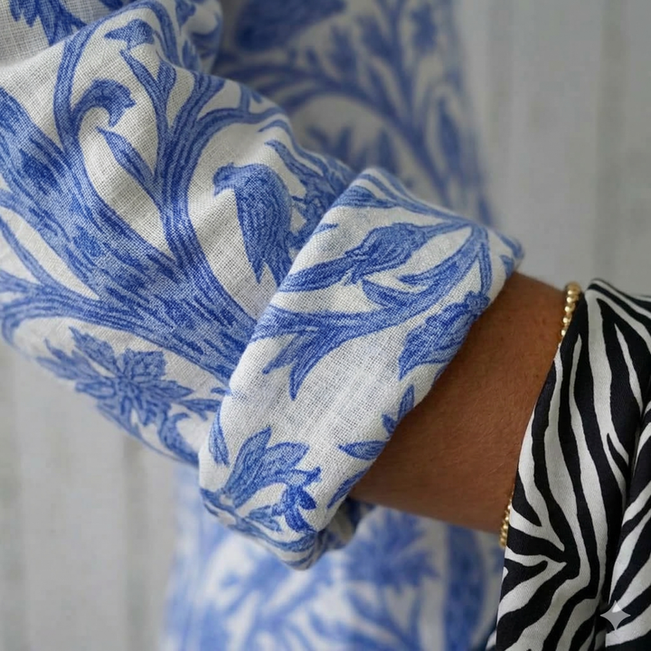 Isabella | Blue Garden Blouse