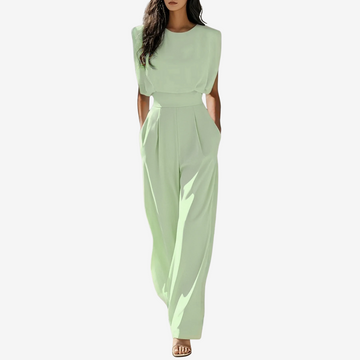 Ariia™ | Vancouver Noir Belted Jumpsuit