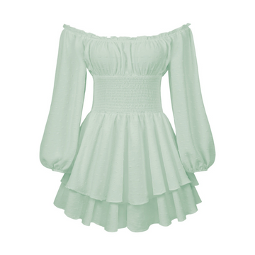 CYNRHIA™ – Elegant Long Sleeve Off-Shoulder Romper