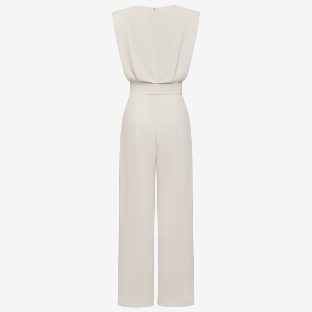 Ariia™ | Vancouver Noir Belted Jumpsuit