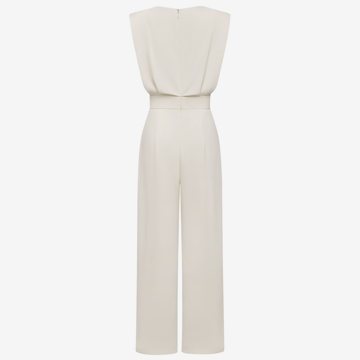 Ariia™ | Vancouver Noir Belted Jumpsuit