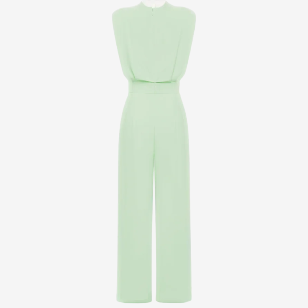 Ariia™ | Vancouver Noir Belted Jumpsuit