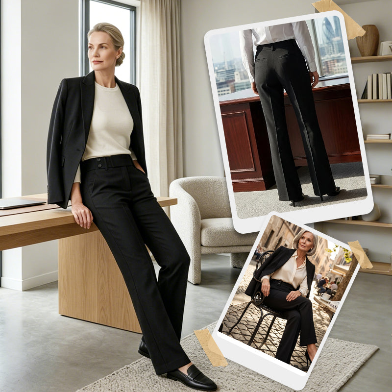 Elowra – Vancouver Skyline Flare Trousers