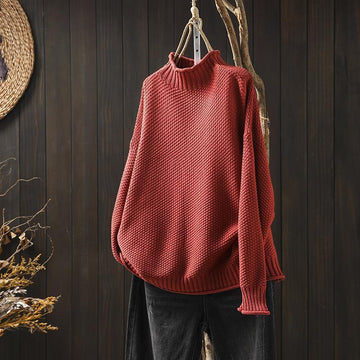 GRACE™ | Relaxed Fit Waffle Sweater