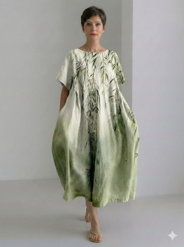 Amanda Relaxed Linen Maxi Dress