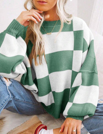 PILDA™ - Casual Long Sleeve Loose-Fit Sweater
