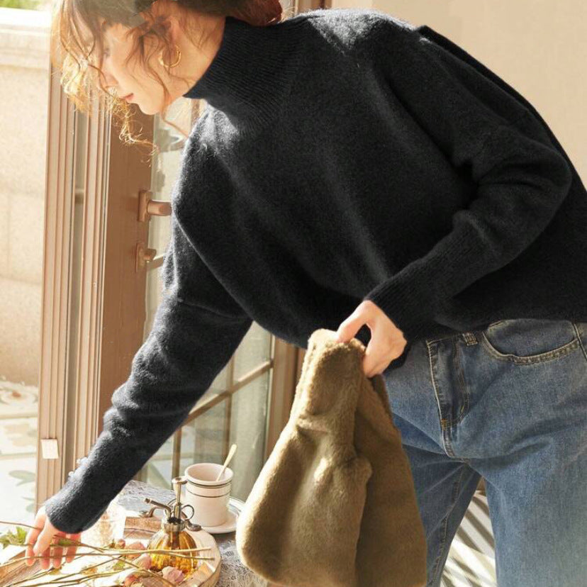 FISAL™ - Casual Turtle Neck Long Sleeve Sweater