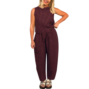QACHA™ - Lightweight Casual Sleeveless Two-Piece Loungewear