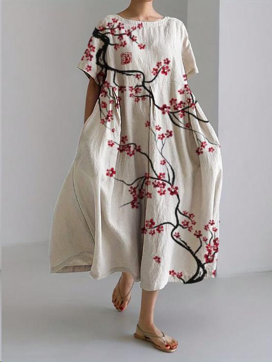 Amanda Relaxed Linen Maxi Dress