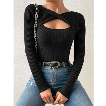 QAMRA™ - Classy Long Sleeve Pullover Crew Neck Sweater