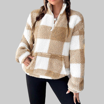 MAPLE™ - Cozy Plaid Fleece Pullover