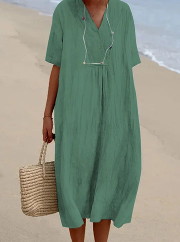Silvana™ | Relaxed Textured Maxi Dress