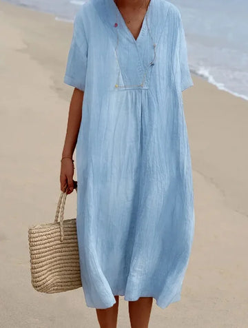 Silvana™ | Relaxed Textured Maxi Dress