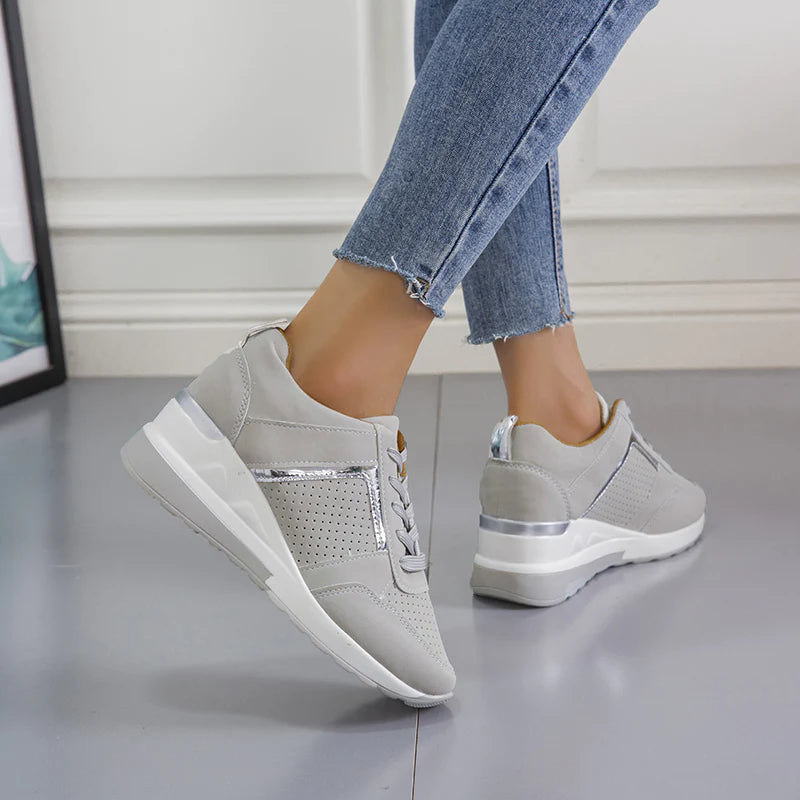 Sofie | Women's Wedge Sneakers Daily Hidden Heel