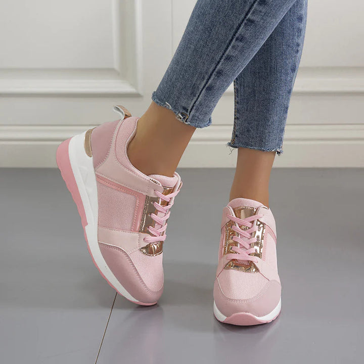 Sofie | Women's Wedge Sneakers Daily Hidden Heel