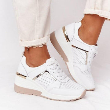 Sofie | Women's Wedge Sneakers Daily Hidden Heel
