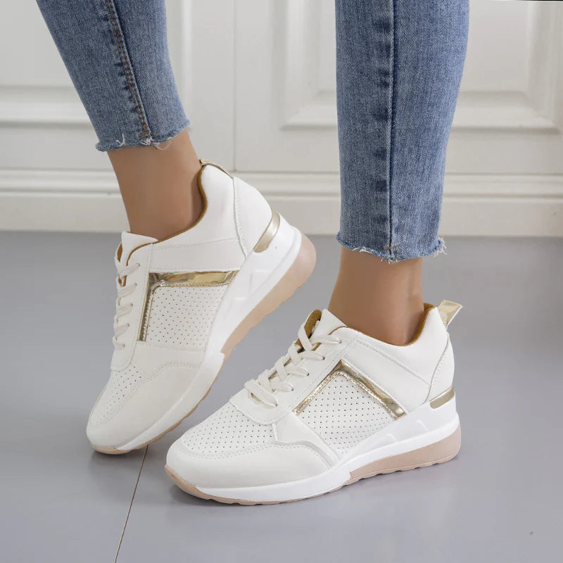 Sofie | Women's Wedge Sneakers Daily Hidden Heel