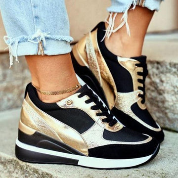 Sofie | Women's Wedge Sneakers Daily Hidden Heel
