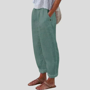 EffortlessComfort | linen pants with side pockets