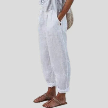EffortlessComfort | linen pants with side pockets