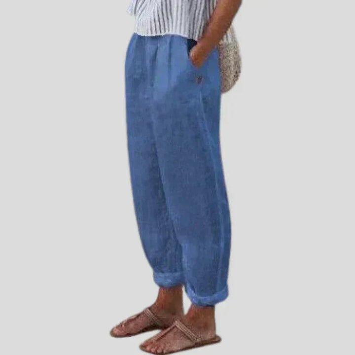EffortlessComfort | linen pants with side pockets