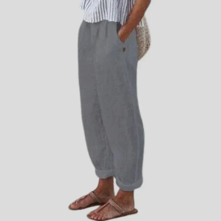 EffortlessComfort | linen pants with side pockets