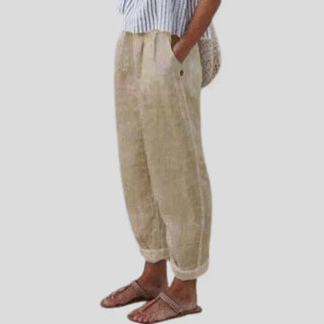 EffortlessComfort | linen pants with side pockets