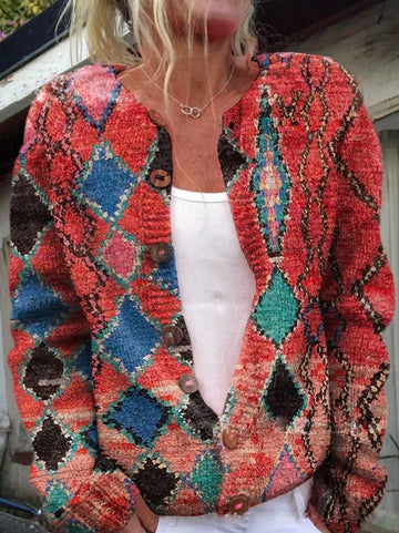 FLORA™ - Vintage Floral Cardigan