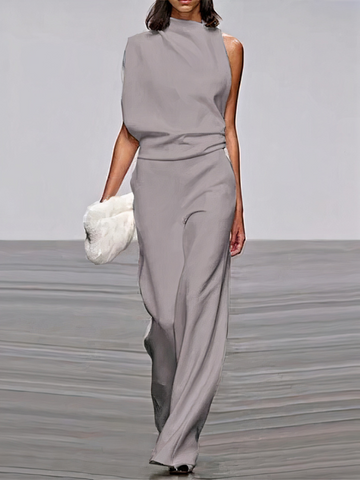Women's Modern Wide-Leg Jumpsuit | Wedding Guest