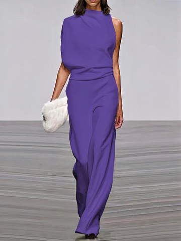 Women's Modern Wide-Leg Jumpsuit | Wedding Guest