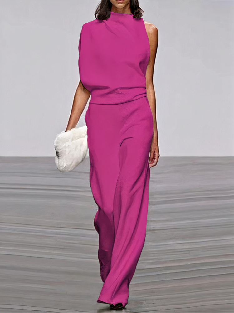 Women's Modern Wide-Leg Jumpsuit | Wedding Guest