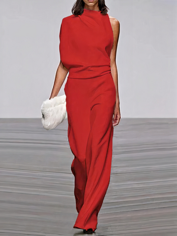 Women's Modern Wide-Leg Jumpsuit | Wedding Guest
