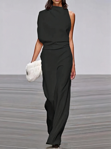 Women's Modern Wide-Leg Jumpsuit | Wedding Guest