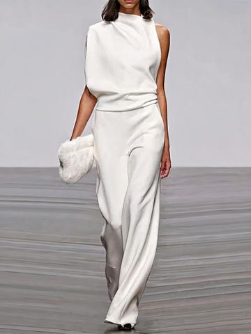 Women's Modern Wide-Leg Jumpsuit | Wedding Guest