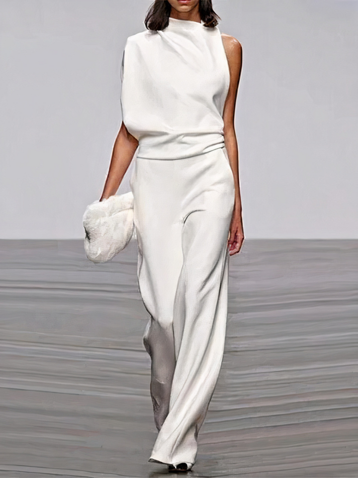 Women's Modern Wide-Leg Jumpsuit | Wedding Guest