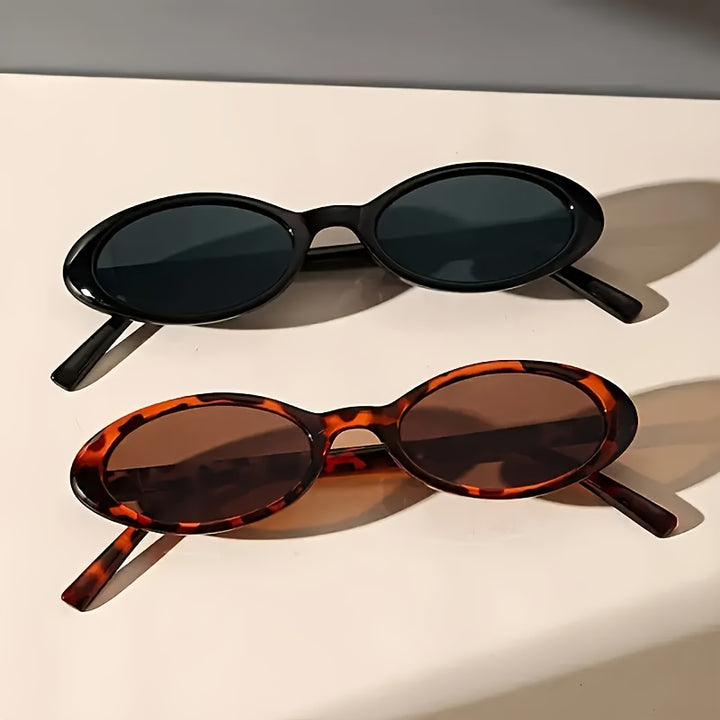 Y2K Vibe Oval Sunnies – Retro BOHO Summer Shades (1+1 Ends Tonight)