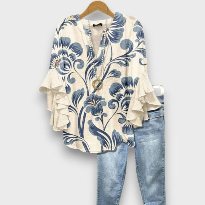 Lunelle – Floral Print Day Blouse
