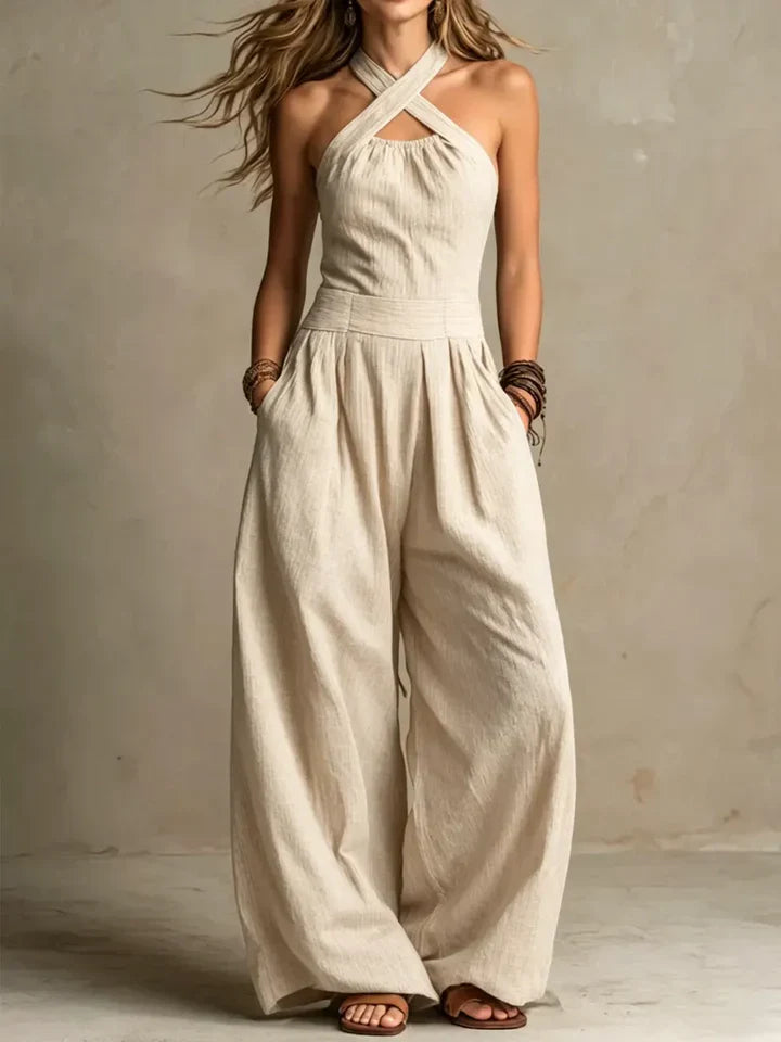 Bianca | Jumpsuit with Elegant Wrap Neckline