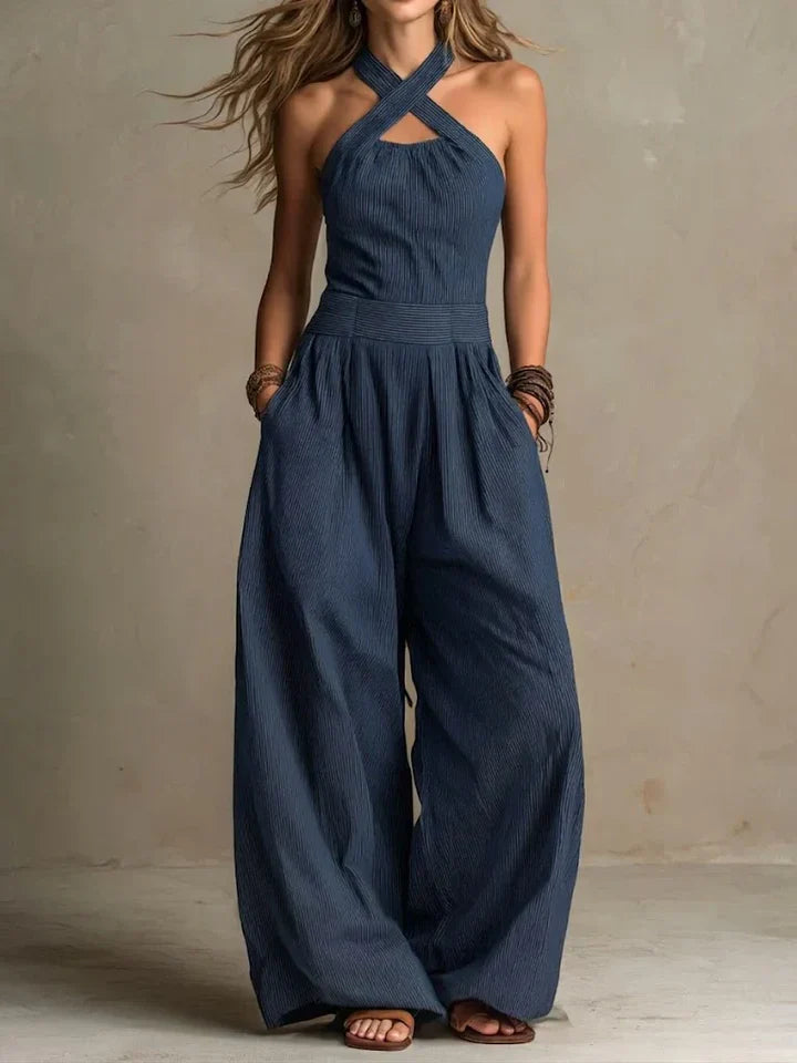 Bianca | Jumpsuit with Elegant Wrap Neckline