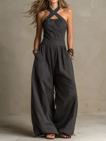 Bianca | Jumpsuit with Elegant Wrap Neckline