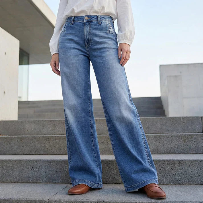 Paula – High-Waist Wide-Leg Jeans