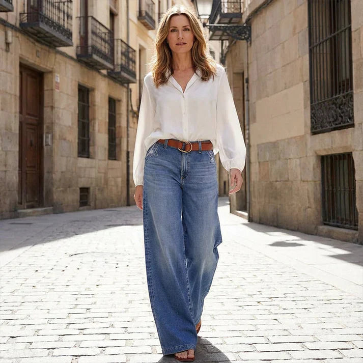 Paula – High-Waist Wide-Leg Jeans