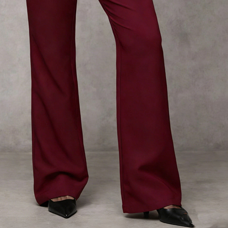 Elowra – Vancouver Skyline Flare Trousers