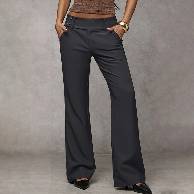 Elowra – Vancouver Skyline Flare Trousers